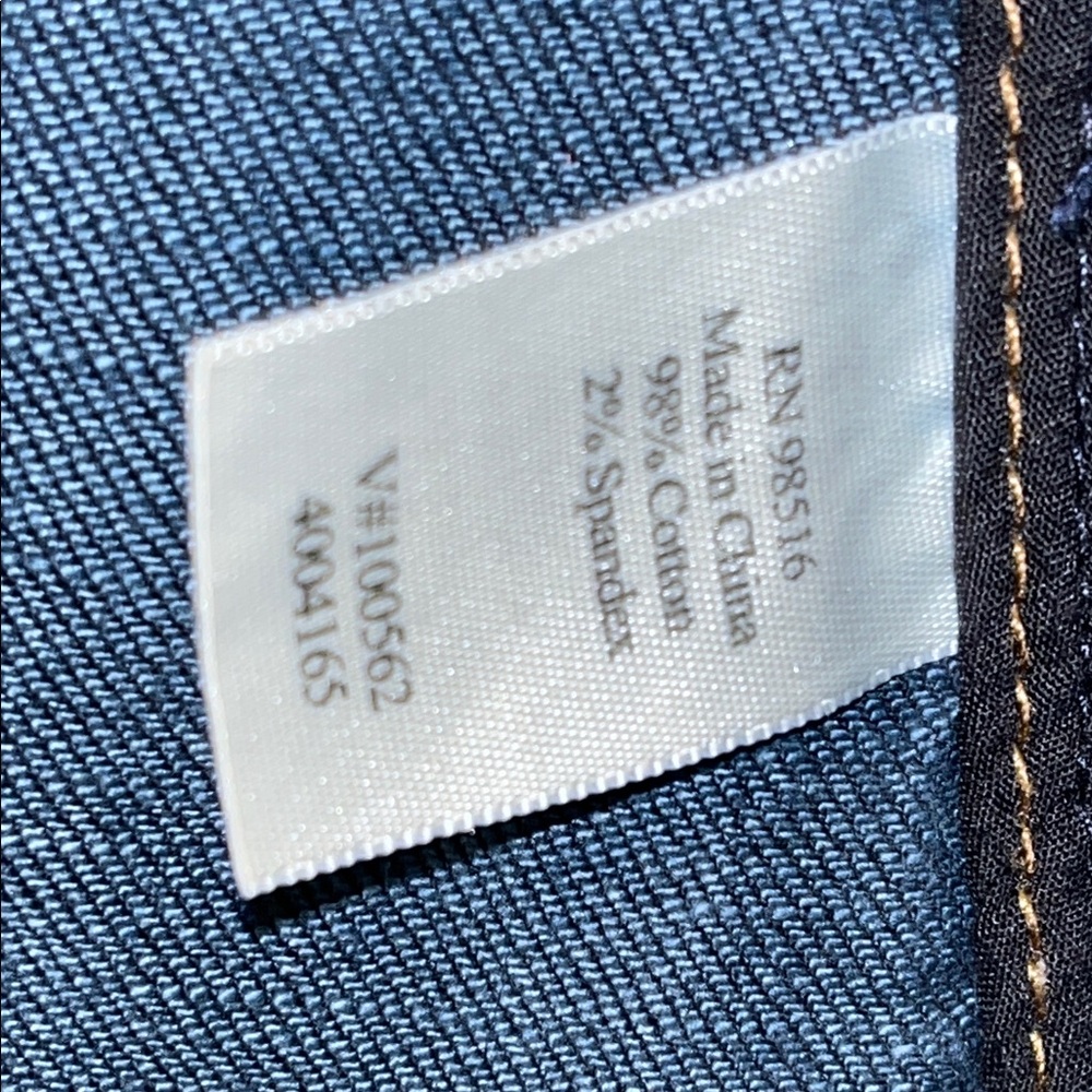 Coldwater Creek Dark Blue Jean Jacket - Picture 4 of 4